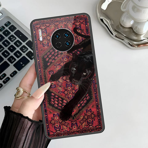 Huawei Mate 30 Cover - Onaton Persian Rugs Series 3 - HQ Ultra Shine Premium Infinity Glass Soft Silicon Borders Case