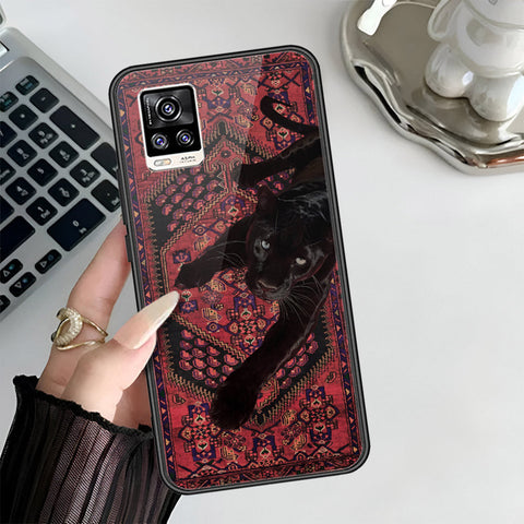 Vivo V20 Cover - Onaton Persian Rugs Series 3 - HQ Ultra Shine Premium Infinity Glass Soft Silicon Borders Case