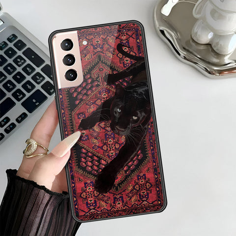 Samsung Galaxy S21 Plus 5G Cover - Onaton Persian Rugs Series 3 - HQ Ultra Shine Premium Infinity Glass Soft Silicon Borders Case