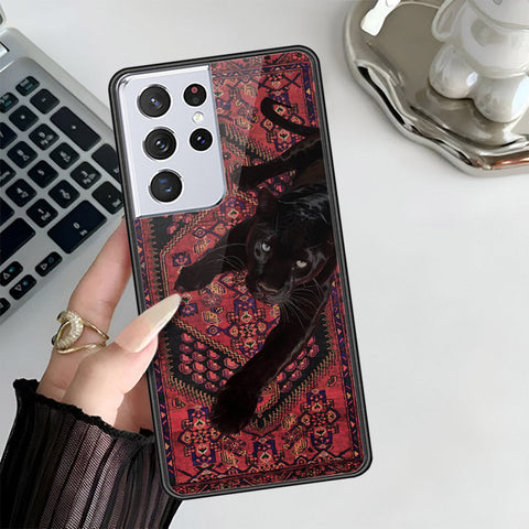 Samsung Galaxy S21 Ultra 5G Cover - Onaton Persian Rugs Series 3 - HQ Ultra Shine Premium Infinity Glass Soft Silicon Borders Case