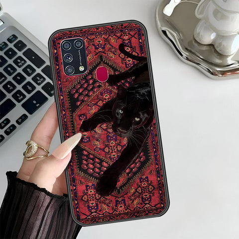 Samsung Galaxy M31 Cover - Onaton Persian Rugs Series 3 - HQ Ultra Shine Premium Infinity Glass Soft Silicon Borders Case