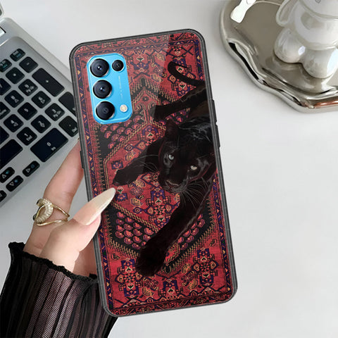Oppo Find X3 Lite Cover - Onaton Persian Rugs Series 3 - HQ Ultra Shine Premium Infinity Glass Soft Silicon Borders Case