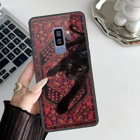 Samsung Galaxy S9 Plus Cover - Onaton Persian Rugs Series 3 - HQ Ultra Shine Premium Infinity Glass Soft Silicon Borders Case