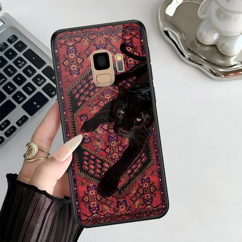 Samsung Galaxy S9 Cover - Onaton Persian Rugs Series 3 - HQ Ultra Shine Premium Infinity Glass Soft Silicon Borders Case