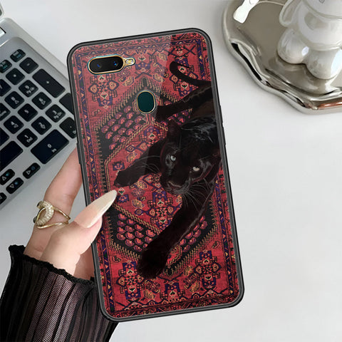 Oppo A7 Cover - Onation Persian Rugs Series 3 - HQ Ultra Shine Premium Infinity Glass Soft Silicon Borders Case