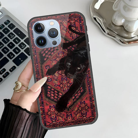 iPhone 13 Pro Cover - Onation Persian Rugs Series 3 - HQ Ultra Shine Premium Infinity Glass Soft Silicon Borders Case