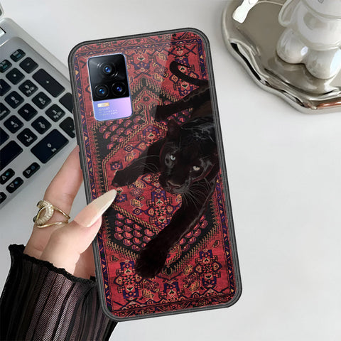 Vivo V21e Cover - Onation Persian Rugs Series 3 - HQ Ultra Shine Premium Infinity Glass Soft Silicon Borders Case