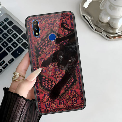 Realme 3 Cover - Onaton Persian Rugs Series 3 - HQ Ultra Shine Premium Infinity Glass Soft Silicon Borders Case