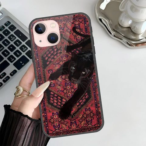 iPhone 14 Plus Cover - Onation Persian Rugs Series 3 - HQ Ultra Shine Premium Infinity Glass Soft Silicon Borders Case