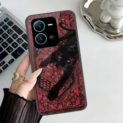 Vivo X80 Lite Cover - Onation Persian Rugs Series 3 - HQ Ultra Shine Premium Infinity Glass Soft Silicon Borders Case