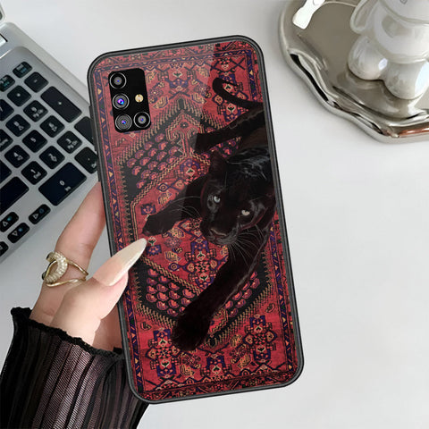 Samsung Galaxy M31s Cover - Onation Persian Rugs Series 3 - HQ Ultra Shine Premium Infinity Glass Soft Silicon Borders Case