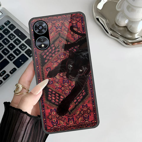 Oppo A58 4G Cover - Onation Persian Rugs Series 3 - HQ Ultra Shine Premium Infinity Glass Soft Silicon Borders Case