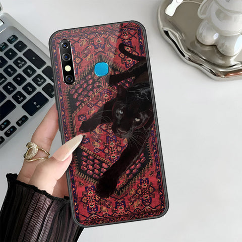 Infinix Hot 8 Cover - Onation Persian Rugs Series 3 - HQ Ultra Shine Premium Infinity Glass Soft Silicon Borders Case