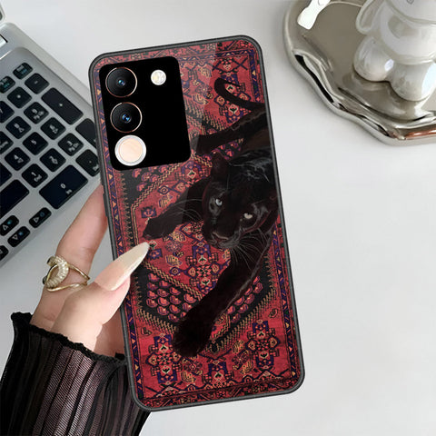 Vivo V29e Cover - Onation Persian Rugs Series 3 - HQ Ultra Shine Premium Infinity Glass Soft Silicon Borders Case