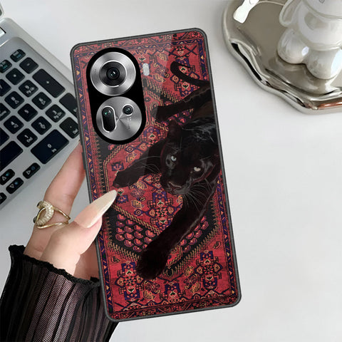 Oppo Reno 11 5G Cover - Onation Persian Rugs Series 3 - HQ Ultra Shine Premium Infinity Glass Soft Silicon Borders Case