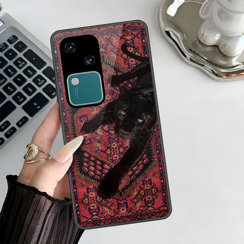 Vivo S18 Cover - Onation Persian Rugs Series 3 - HQ Ultra Shine Premium Infinity Glass Soft Silicon Borders Case