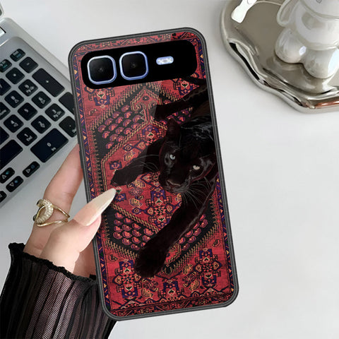 Infinix Smart 10 Plus Cover - Onation Persian Rugs Series 3 - HQ Ultra Shine Premium Infinity Glass Soft Silicon Borders Case