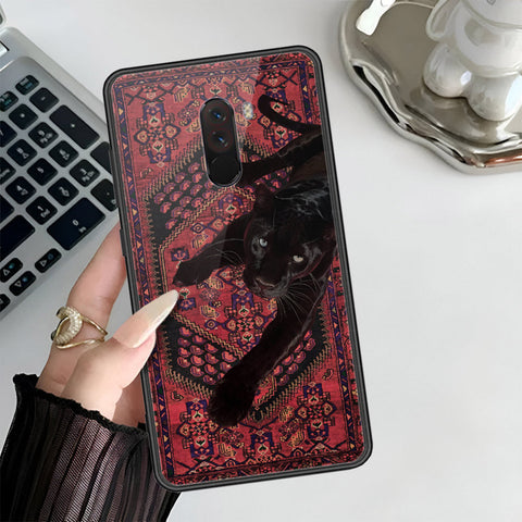 Xiaomi Pocophone F1 Cover - Onaton Persian Rugs Series 3 - HQ Ultra Shine Premium Infinity Glass Soft Silicon Borders Case