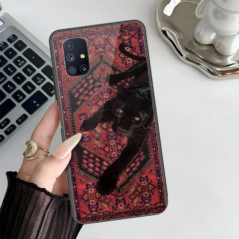Samsung Galaxy M51 Cover - Onaton Persian Rugs Series 3 - HQ Ultra Shine Premium Infinity Glass Soft Silicon Borders Case