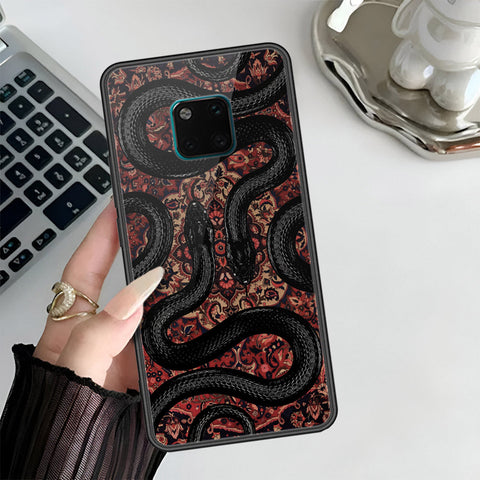 Huawei Mate 20 Pro Cover - Onaton Persian Rugs Series 3 - HQ Ultra Shine Premium Infinity Glass Soft Silicon Borders Case