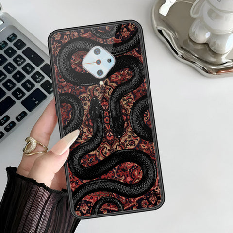 Vivo S1 Pro Cover - Onaton Persian Rugs Series 3 - HQ Ultra Shine Premium Infinity Glass Soft Silicon Borders Case