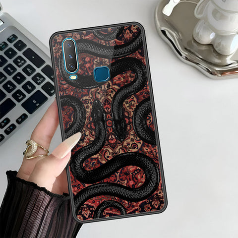 Vivo Y12 Cover - Onaton Persian Rugs Series 3 - HQ Ultra Shine Premium Infinity Glass Soft Silicon Borders Case
