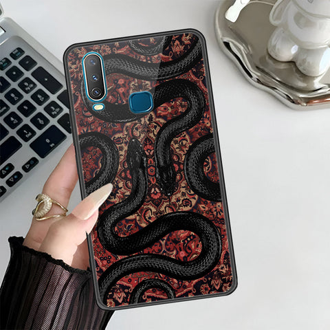 Vivo Y17 Cover - Onaton Persian Rugs Series 3 - HQ Ultra Shine Premium Infinity Glass Soft Silicon Borders Case