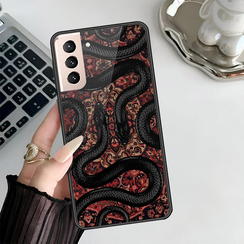 Samsung Galaxy S21 5G Cover - Onaton Persian Rugs Series 3 - HQ Ultra Shine Premium Infinity Glass Soft Silicon Borders Case