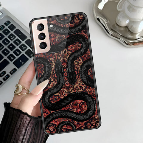 Samsung Galaxy S21 Plus 5G Cover - Onaton Persian Rugs Series 3 - HQ Ultra Shine Premium Infinity Glass Soft Silicon Borders Case