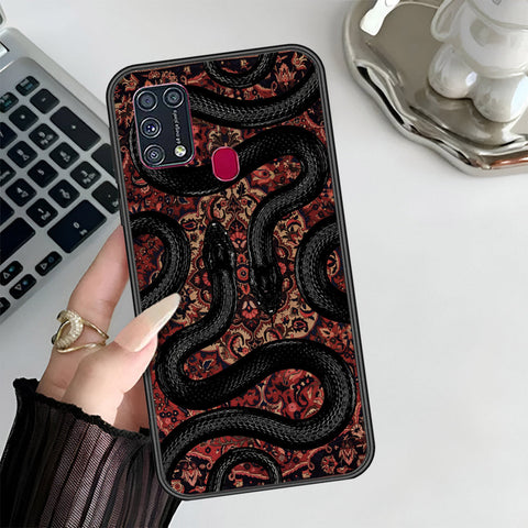 Samsung Galaxy M31 Cover - Onaton Persian Rugs Series 3 - HQ Ultra Shine Premium Infinity Glass Soft Silicon Borders Case
