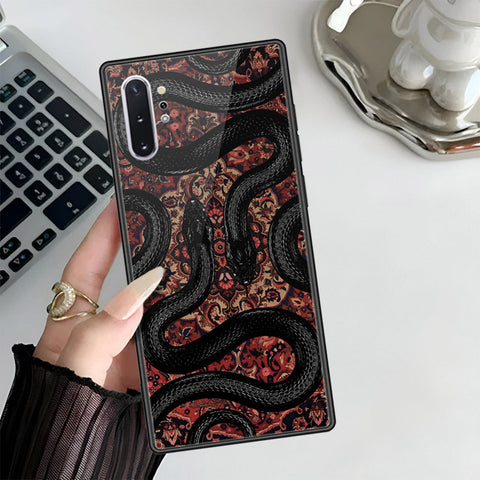 Samsung Galaxy Note 10 Plus Cover - Onaton Persian Rugs Series 3 - HQ Ultra Shine Premium Infinity Glass Soft Silicon Borders Case