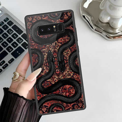 Samsung Galaxy Note 8 Cover - Onaton Persian Rugs Series 3 - HQ Ultra Shine Premium Infinity Glass Soft Silicon Borders Case