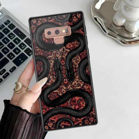 Samsung Galaxy Note 9 Cover - Onaton Persian Rugs Series 3 - HQ Ultra Shine Premium Infinity Glass Soft Silicon Borders Case