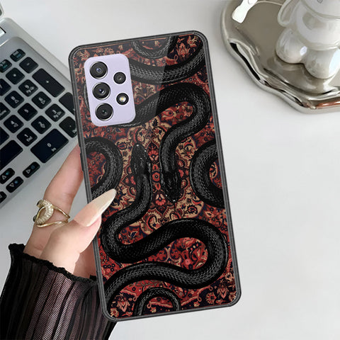 Samsung Galaxy A72 Cover - Onaton Persian Rugs Series 3 - HQ Ultra Shine Premium Infinity Glass Soft Silicon Borders Case