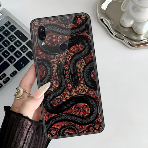Xiaomi Redmi Note 7 Pro Cover - Onation Persian Rugs Series 3 - HQ Ultra Shine Premium Infinity Glass Soft Silicon Borders Case