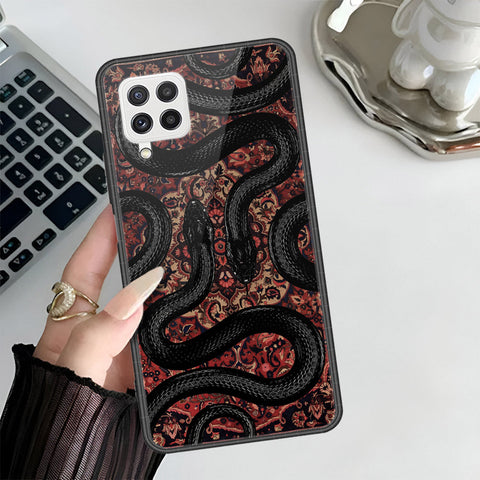 Samsung Galaxy A22 Cover - Onation Persian Rugs Series 3 - HQ Ultra Shine Premium Infinity Glass Soft Silicon Borders Case