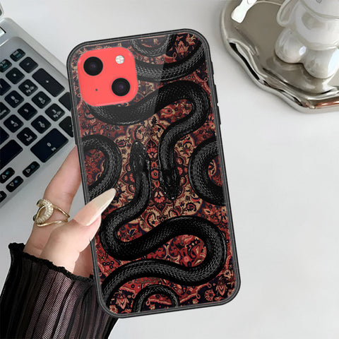 iPhone 13 Mini Cover - Onation Persian Rugs Series 3 - HQ Ultra Shine Premium Infinity Glass Soft Silicon Borders Case