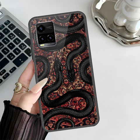 Vivo Y33s Cover - Onation Persian Rugs Series 3 - HQ Ultra Shine Premium Infinity Glass Soft Silicon Borders Case