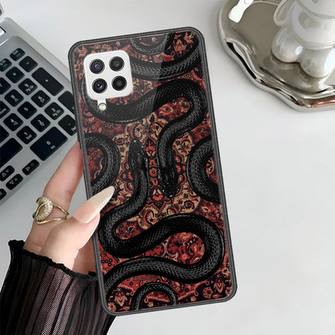 Samsung Galaxy M32 Cover - Onation Persian Rugs Series 3 - HQ Ultra Shine Premium Infinity Glass Soft Silicon Borders Case