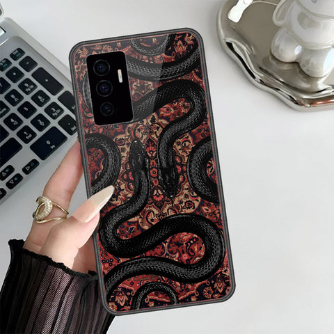 Vivo V23e Cover - Onation Persian Rugs Series 3 - HQ Ultra Shine Premium Infinity Glass Soft Silicon Borders Case