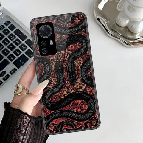 Xiaomi 12 Cover - Onation Persian Rugs Series 3 - HQ Ultra Shine Premium Infinity Glass Soft Silicon Borders Case