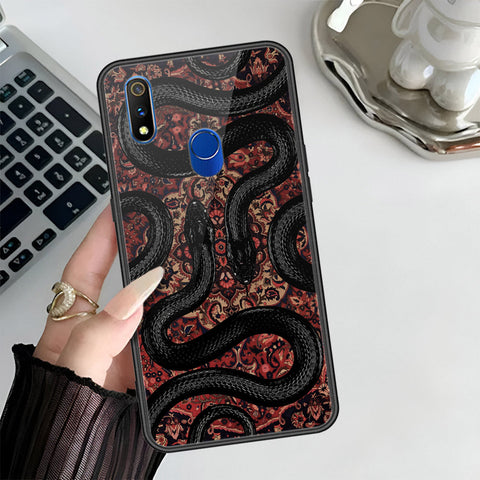 Realme 3 Pro Cover - Onaton Persian Rugs Series 3 - HQ Ultra Shine Premium Infinity Glass Soft Silicon Borders Case