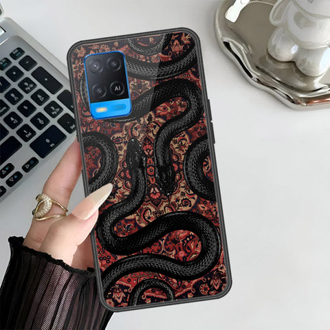 Oppo A54 4G Cover - Onation Persian Rugs Series 3 - HQ Ultra Shine Premium Infinity Glass Soft Silicon Borders Case