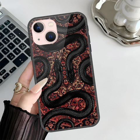 iPhone 14 Plus Cover - Onation Persian Rugs Series 3 - HQ Ultra Shine Premium Infinity Glass Soft Silicon Borders Case