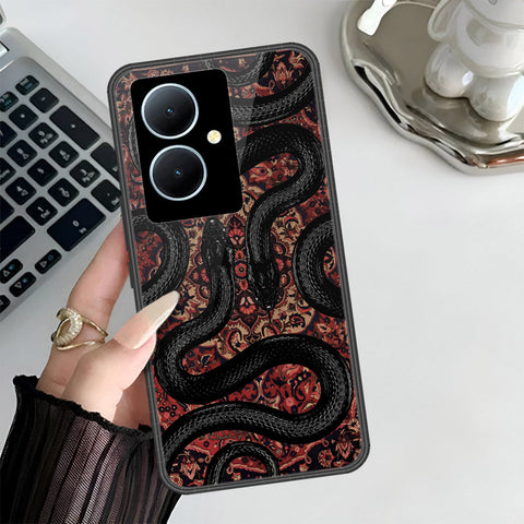 Vivo V29 Lite Cover - ONation Persian Rugs Series 3 - HQ Ultra Shine Premium Infinity Glass Soft Silicon Borders Case