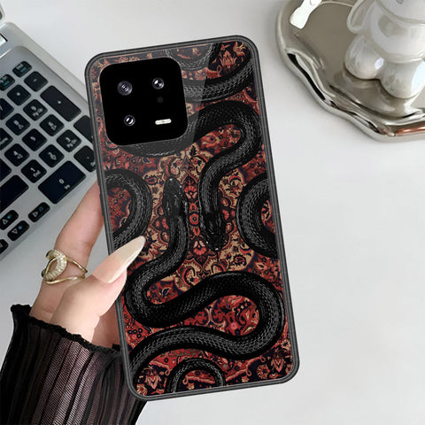 Xiaomi 13 Cover - Onation Persian Rugs Series 3 - HQ Ultra Shine Premium Infinity Glass Soft Silicon Borders Case