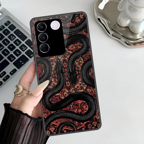 Vivo S16e Cover - Onation Persian Rugs Series 3 - HQ Ultra Shine Premium Infinity Glass Soft Silicon Borders Case