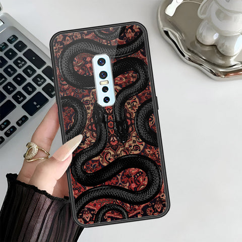 Vivo V17 Pro Cover - Onaton Persian Rugs Series 3 - HQ Ultra Shine Premium Infinity Glass Soft Silicon Borders Case