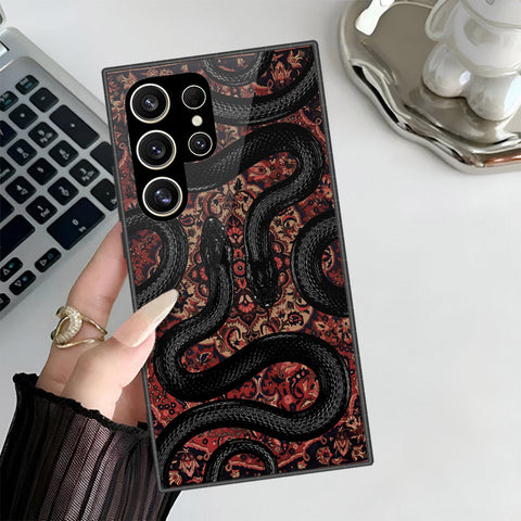 Samsung Galaxy S25 Ultra Cover - Onation Persian Rugs Series 3 - HQ Ultra Shine Premium Infinity Glass Soft Silicon Borders Case