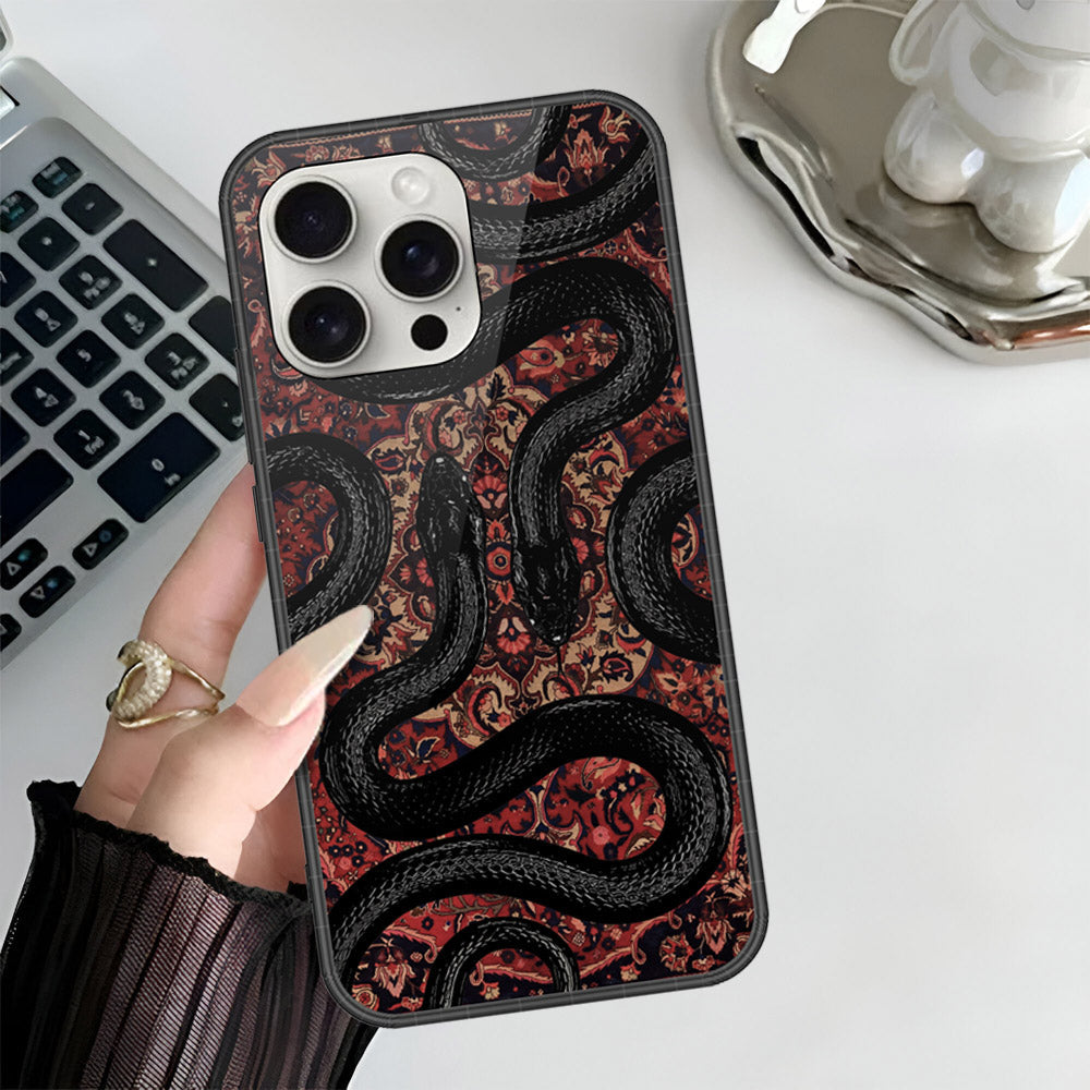 iPhone 16 Pro Max - Onation Persian Rugs Series 3 - HQ Ultra Shine Premium Infinity Glass Soft Silicon Borders Case (Fast Delivery)